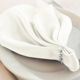 Elevate Your Dining Experience with Ivory Premium Scuba Cloth Napkins