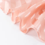 Unforgettable Moments with the Dusty Rose Satin Stripe Tablecloth